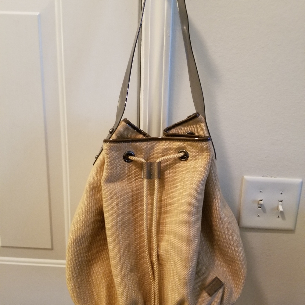 Echo Canvas Tan Tote/Purse/Carryall